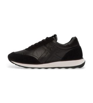 Fitflop para mujer. A5Q-001 Zapatillas Retro Q negro (39), Tela, Plano, Cordones, Casual