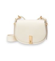 polo ralph lauren para mujer 428932626002 bolso de piel saddle beige osfa blanco casual