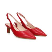 lodi zapatos de tacon medio mujer - rojo talla 37