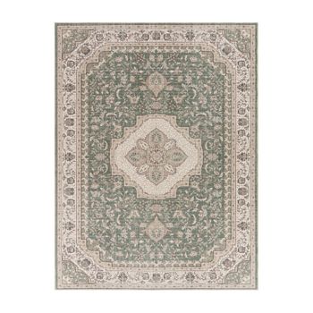 Alfombra lavable Sami verde 160x220 cm