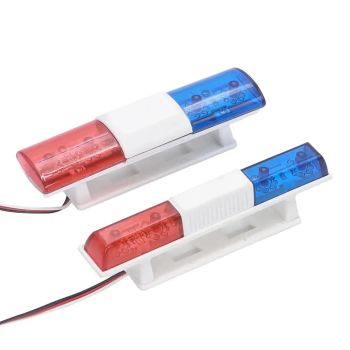 Piezas de coche RC Luz de flash policial LED de alarma para modelos de vehículos 1/10 HSP Kyosho Tamiya Axial SCX10 D90