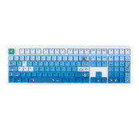 juego de teclas epomaker x human fall flat fallen series 139 perfil cherry pbt con sublimacion de tinta compatible con teclados mecanicos mx