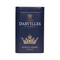 darvilles of windsor royalty assam leaf tea caddy