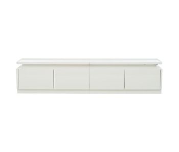 Mueble tv 180x34x40 cm - con 4 cajones, led, bajo brillo, para tv de 80