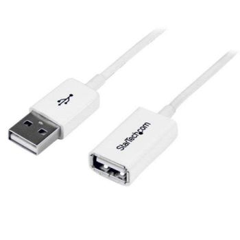 Cable de Extensión USB 2.0 StarTech USBEXTPAA3MW 3m Macho/Hembra Blanco