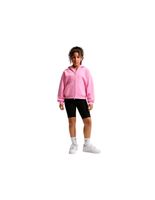 chaqueta nike nsw studio flc os fz hd nina rojo