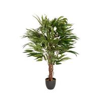 planta artificial  arbol artificial mango plastico verde hjh office