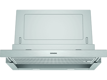 Campana telescópica - Siemens iQ300, Integrable, Acero inoxidable, Motor iQdrive™, A, Plata