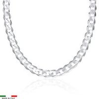 cadena barbada de plata 925 8mm