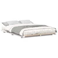 estructura de cama 140 x 210 cm madera de pino macizo vidaxl