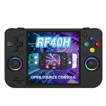 [128G] RF40H 30000+ juegos consola portátil de juegos pantalla IPS de 4 pulgadas con mandos RGB RK3326 sistema Linux de