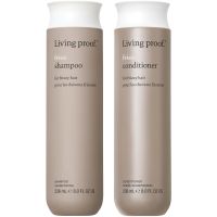 living proof no frizz shampoo and conditioner bundle for frizz control smoothness and shine