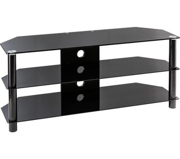 Essentials 1200 ESS1200/3-BLK TV Stand - Black, Black