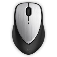 raton hp inalambrico 1600 dpi recargable ambidiestro laser negrogris