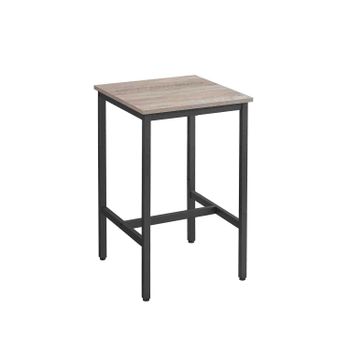 Mesa de Bar, Greige + Negro