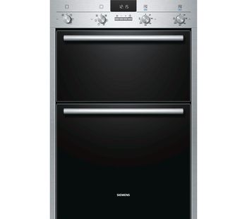 SIEMENS HB43MB520B Electric Double Oven - Stainless Steel, Stainless Steel