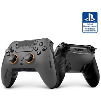 Mando inalámbrico SCUF Omega Gris Acero para PS5 y PC con 11 Entradas Programables