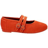 paez bailarinas mary jane double strap w - velvet orange para mujer