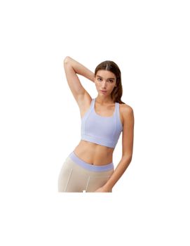Top Born Living Yoga Navani Beige/Lavanda Mujer