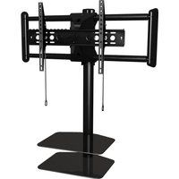 avf cornermount zsl5502 tv stand with bracket - black black