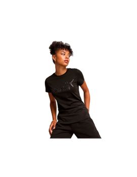 Camiseta Casual Puma Essentials + Animal Mujer