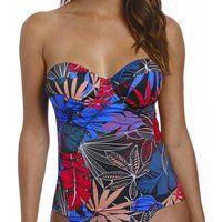 monte cristi underwired moulded bandeau tankini top