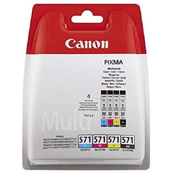 Canon CLI-571 Multipack Original Negro/Cian/Magenta/Amarillo