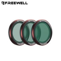 freewell - paquete de 3 filtros magneticos nd uv cpl ndpl glow mist 14 compatibles con la camara dji neo 2 accesorios de fotografia