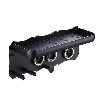 Secadores De Pelo Soporte De Montaje En Pared Para Secador De Pelo Dyson Supersonic Punch Free Rack De Almacenamiento De Baño Negro