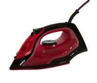 clatronic db 3752 plancha ropa vapor suela ceramica 7 funciones control temperatura 4 niveles vapor 2200 rojo