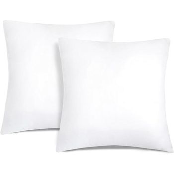 AKASA - Pack de Rellenos de Cojín y Almohada (1/2/4 Unidades) - Almohadones Decorativos de Fibra Hueca, Acolchados y Suaves, Para Sofá, Cama o Coche - Disponibles en Todos los Tamaños: 40x40, 45x45,