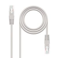 nanocable cable de red rj-45 utp awg24 cat 5e 30cm gris