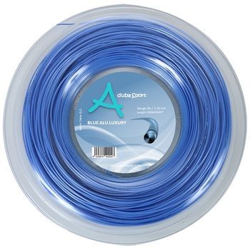 Cordaje Para Raquetas De Tenis Alu Luxury Rollo 200m 1.25 Azul