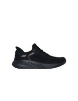 zapatillas skechers slip-ins bobs squad chaos textile mujer negro
