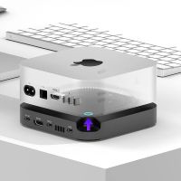 mepatem hb03 para mac mini m4m4 pro dock hub usb-c de 7 en 2 canales dual-channel con 4k 60 hz thunderbolt4 usb4 40 gb