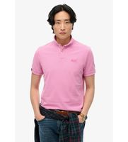superdry para hombre m1110439a polo vintage destroy rosa xxl casual algodon manga corta