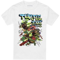 dessins animes camiseta turtle time para mujer