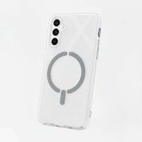 funda purpurina compatible con magsafe para samsung galaxy s24 plus