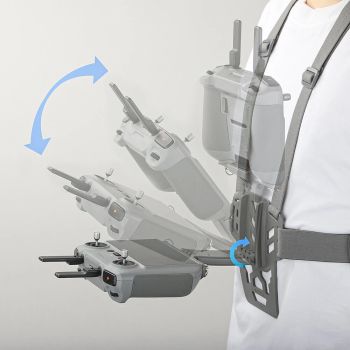 Sunnylife RC / RC 2 Control remoto de pantalla doble RC PRO Soporte de cintura con soporte de cuello Para DJI Mini 4 PRO