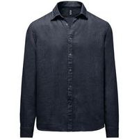 bomboogie camisa manga larga sm6402 t li2-20 navy blue para hombre