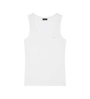 emporio armani para mujer ew000407af19024 camiseta essential studs blanco xl homewear viscosa sin mangas  tirantes