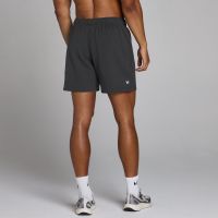 short de chandal de felpa de 5  para hombre de mp - negro lavado - xxxl