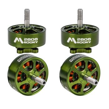 Motor sin escobillas de alta velocidad 1/4PCS Flashhobby M2808 2808 1100KV 3-6S para Drone RC de largo alcance DIY MOZ7