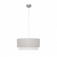 colgante kenya gris y blanco regulable d40