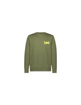 Sudadera Lee Wobbly Verde Oliva Hombre
