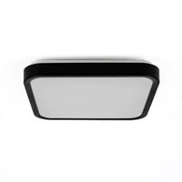 plafond v-tac vt-8630s montaje en superficie 36w led ip44 42x42cm detector de movimiento 4000k 3820lm sku 76741 negro