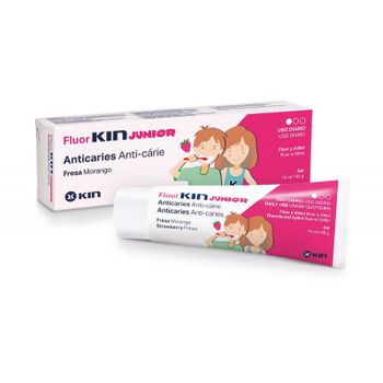 Fluorkin junior gel fresa 75ml 2x1