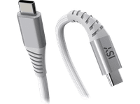 cable usb-c - isy icn-5000-wt-cc de a usb-c 2 m 65w blanco