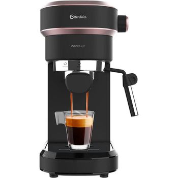 Cecotec Cafetera Express Cafelizzia 890 Rose. Espressos y Cappuccino, 1350 W, Sistema Thermoblock, 20 Bares