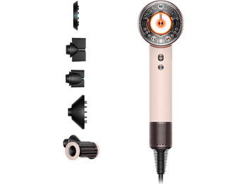 Secador - Dyson Supersonic Nural™, 5 Accesorios inteligentes, 4 Niveles temp precisos, Ceramic Pink/ Rose Gold